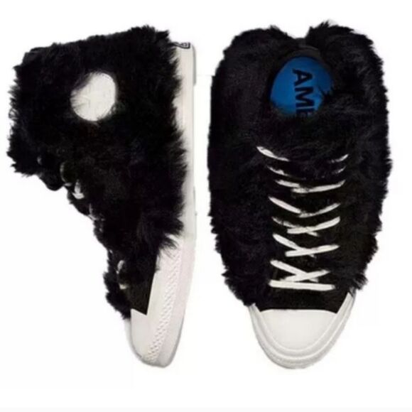 Converse x Ambush Chuck Taylor 70 High Fuzzy Black Unisex Men's 9/ Women's 11 - Picture 2 of 5
